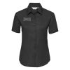 Russell Collection Ladies Short Sleeve Easy Care Oxford Shirt Thumbnail